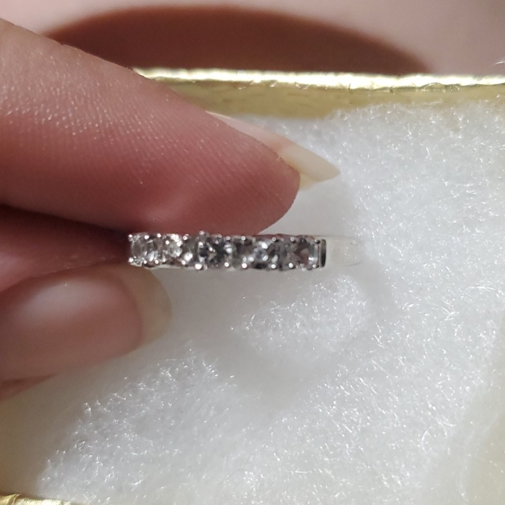 White Topaz and Diamond